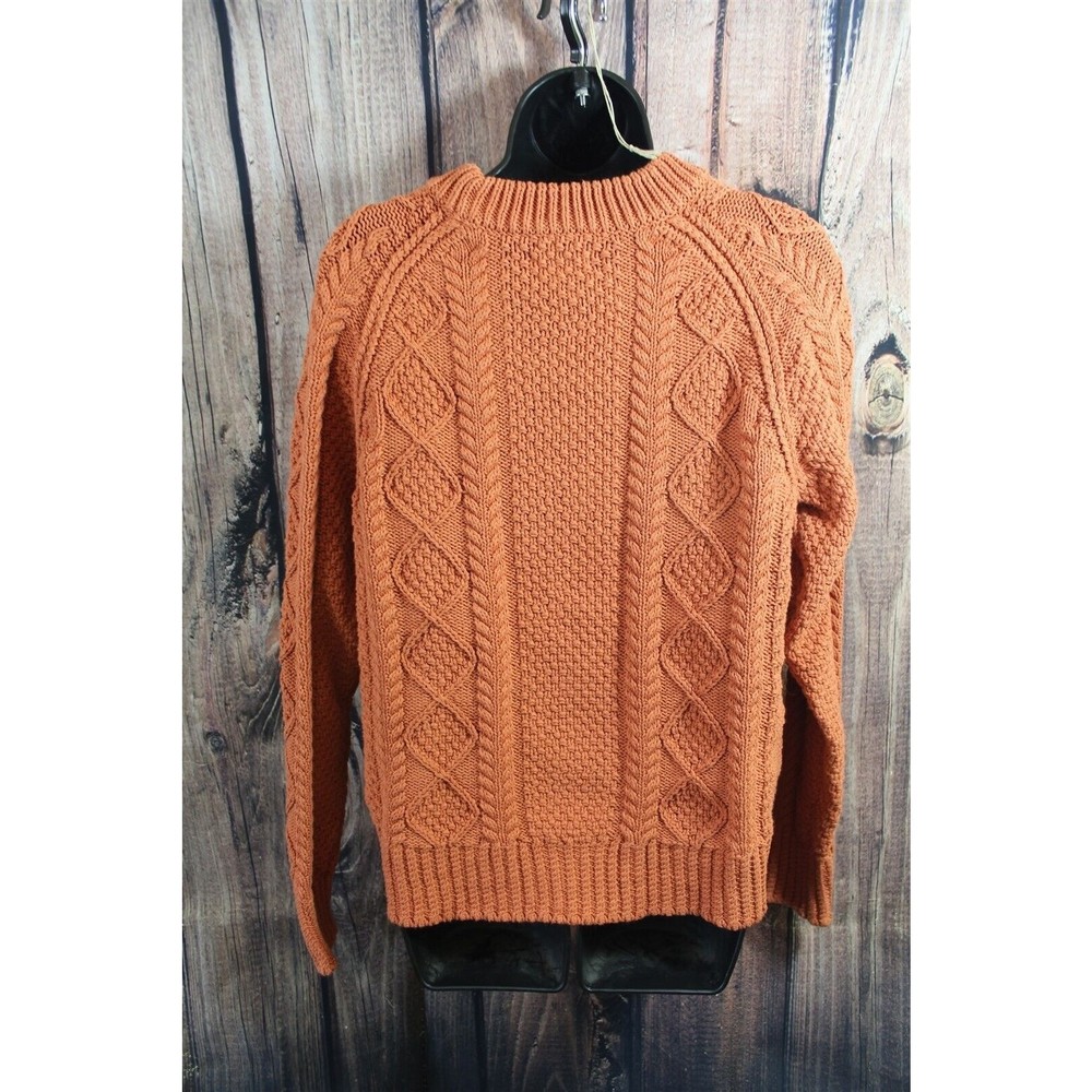 L.L. Bean signature cotton fisherman sweater L - Picture 4 of 4